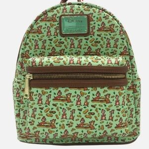 Loungefly Disney Chip & Dale All Over Mini Backpack Nwt